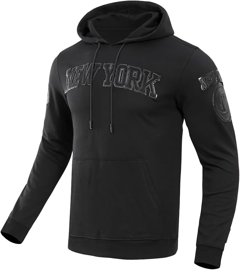 imagePro Standard NBA mens Mens Nba Classic Cotton Double Knit Full Zip HoodieBlack