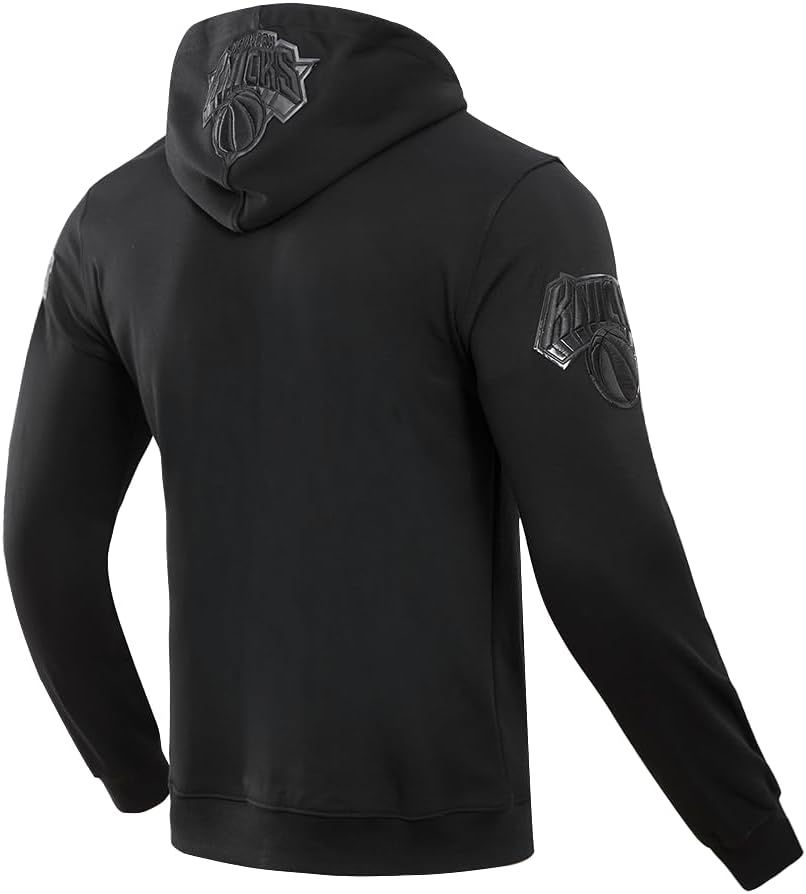 imagePro Standard NBA mens Mens Nba Classic Cotton Double Knit Full Zip HoodieBlack