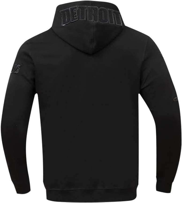 imagePro Standard NBA mens Mens Nba Classic Cotton Double Knit Full Zip HoodieTriple Black