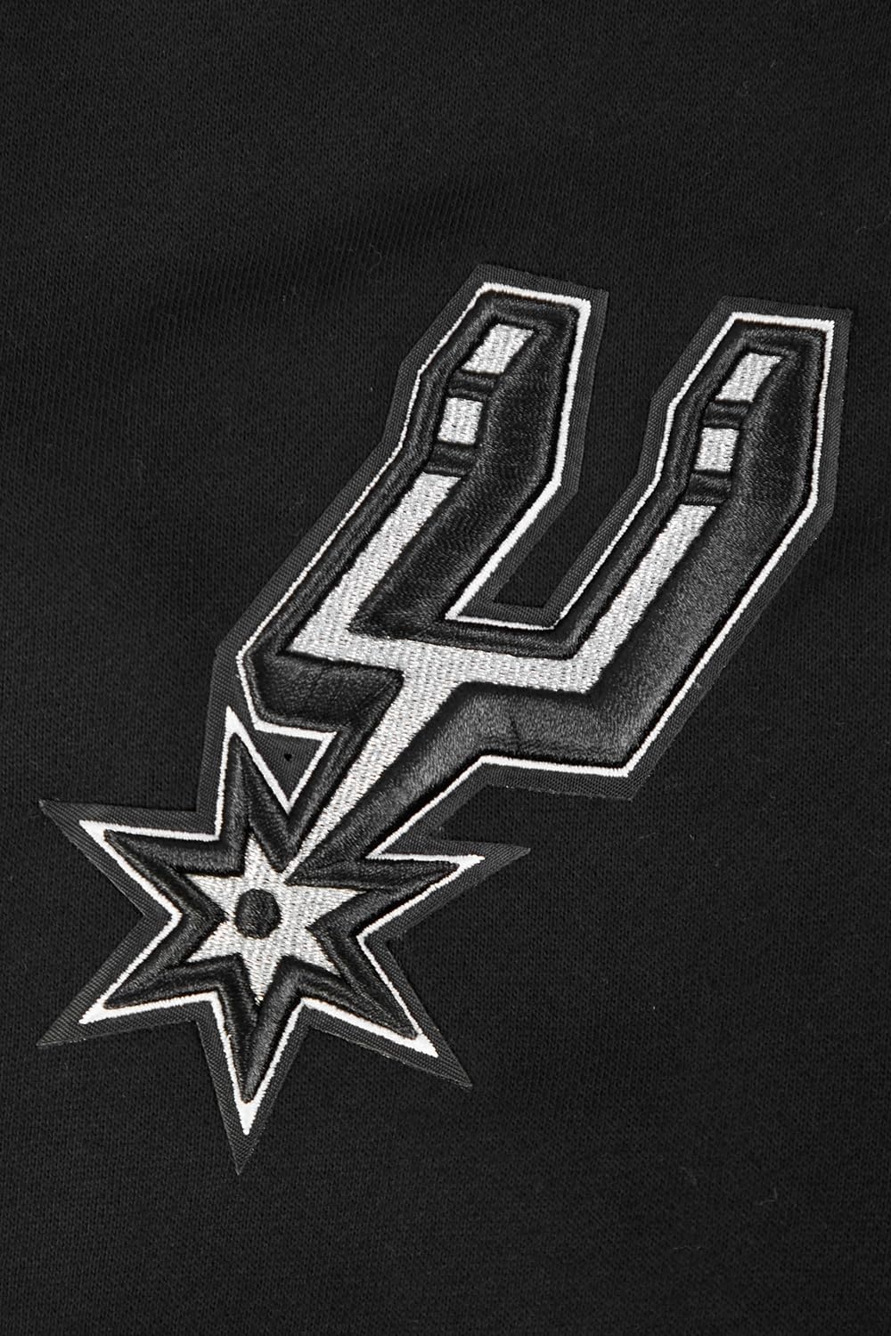 imagePro Standard NBA mens Mens Nba Classic Cotton Double Knit Full Zip HoodieTriple Black