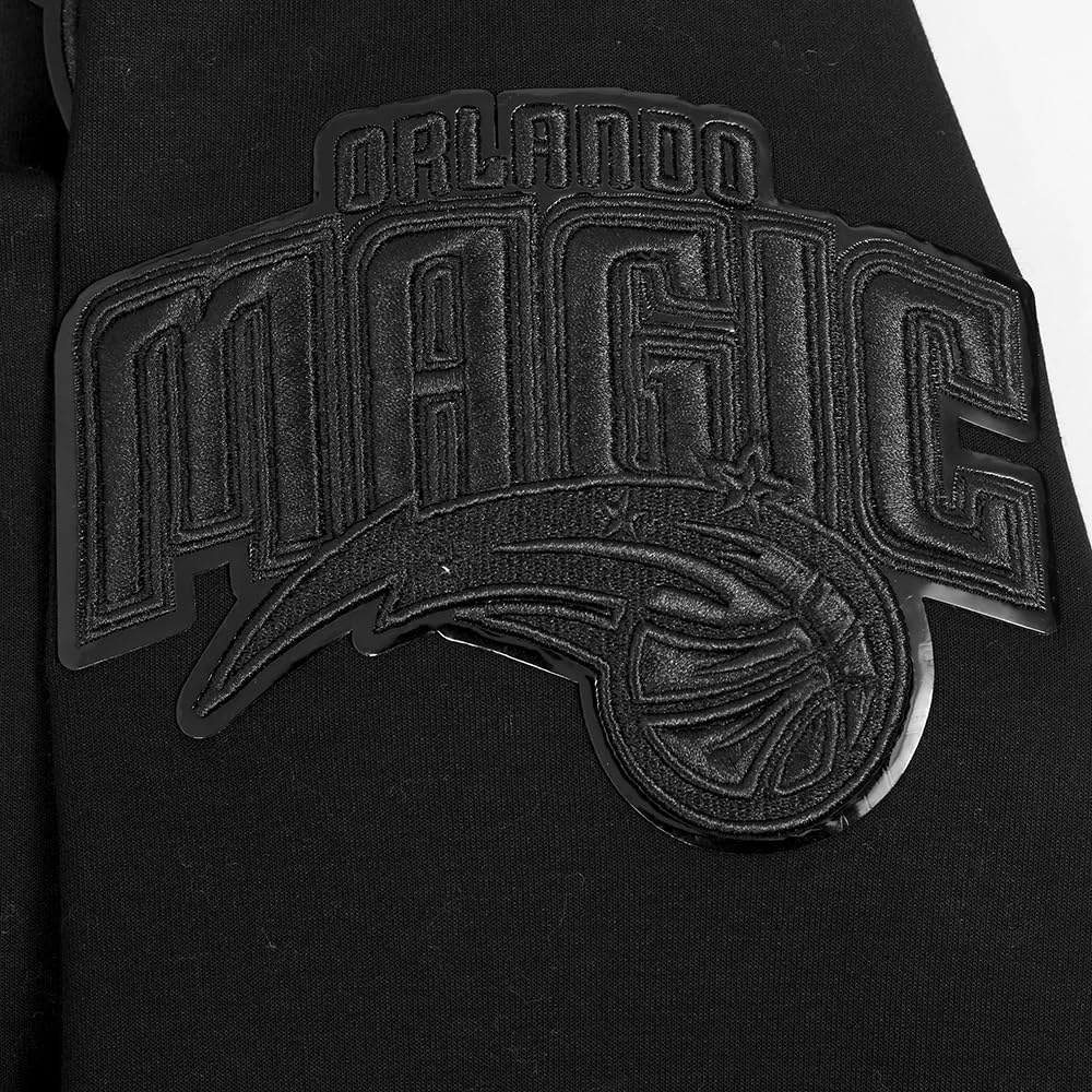 imagePro Standard NBA mens Mens Nba Classic Cotton Double Knit Full Zip HoodieTriple Black