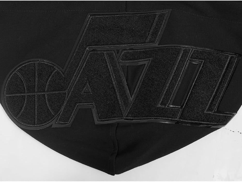 imagePro Standard NBA mens Mens Nba Classic Cotton Double Knit Full Zip HoodieTriple Black
