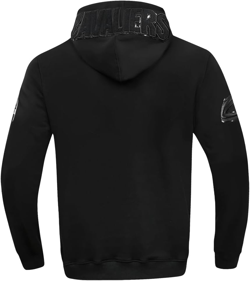 imagePro Standard NBA mens Mens Nba Classic Cotton Double Knit Full Zip HoodieTriple Black