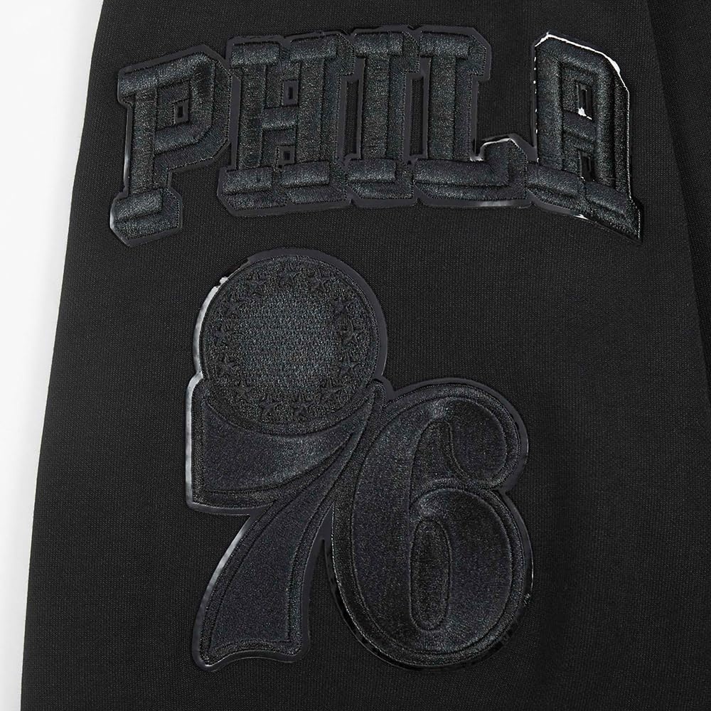 imagePro Standard NBA mens Mens Nba Classic Cotton Double Knit Full Zip HoodieTriple Black