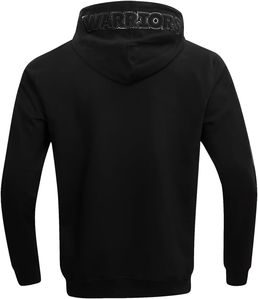 imagePro Standard NBA mens Mens Nba Classic Cotton Double Knit Full Zip HoodieTriple Black