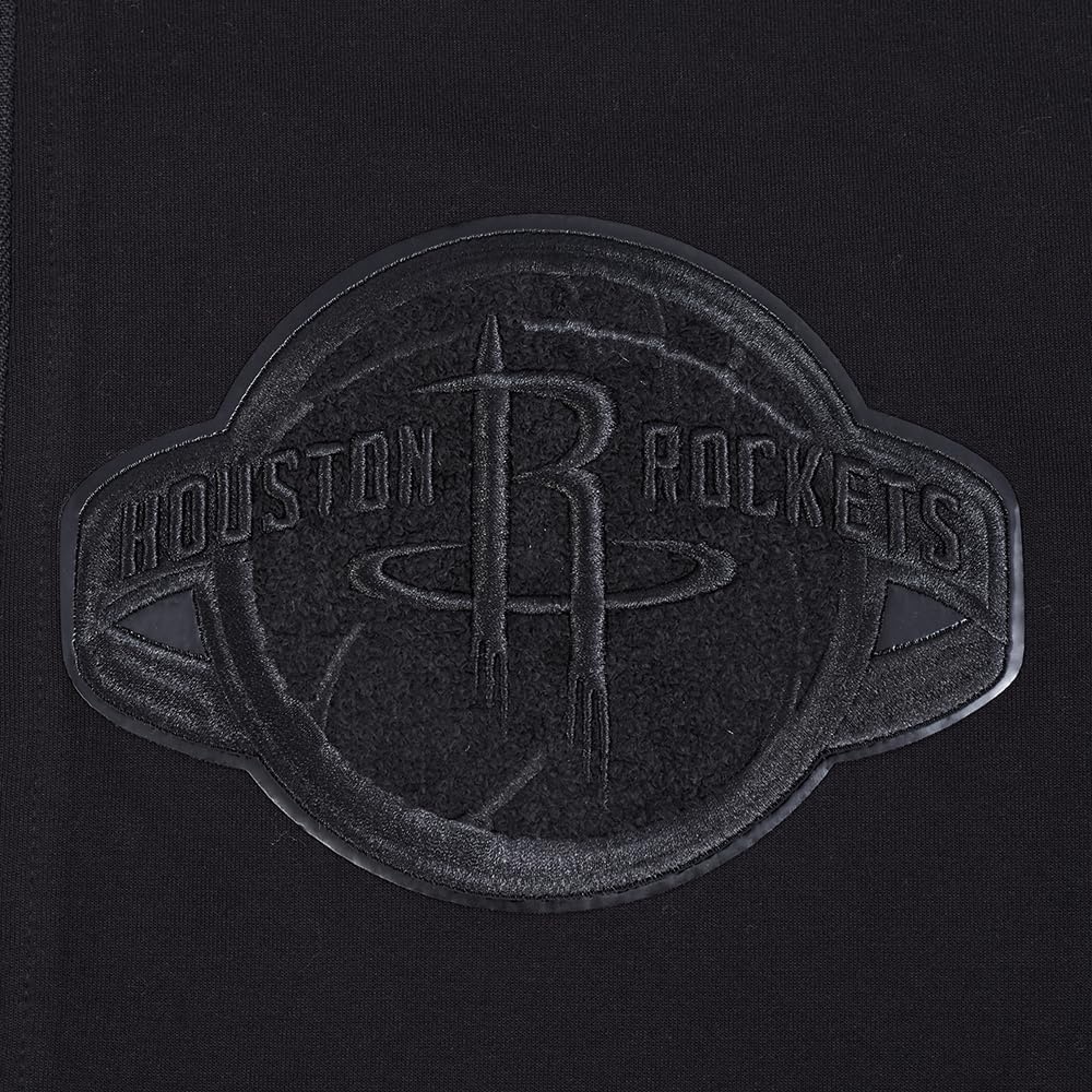 imagePro Standard NBA mens Mens Nba Classic Cotton Double Knit Full Zip HoodieTriple Black