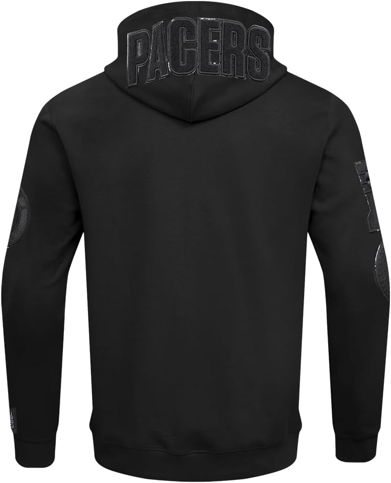 imagePro Standard NBA mens Mens Nba Classic Cotton Double Knit Full Zip HoodieTriple Black