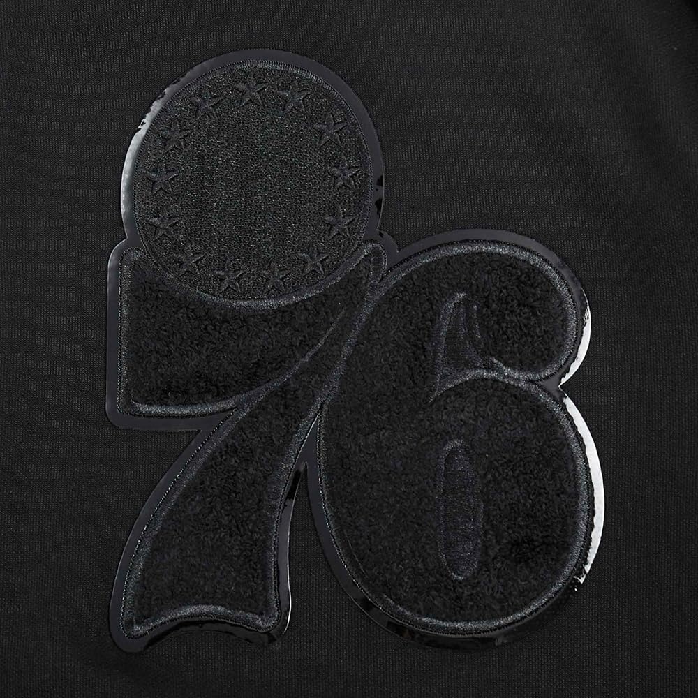 imagePro Standard NBA mens Mens Nba Classic Cotton Double Knit Full Zip HoodieTriple Black