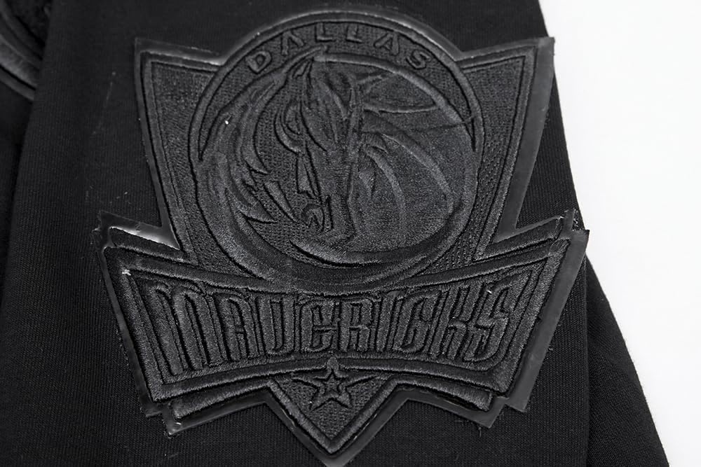 imagePro Standard NBA mens Mens Nba Classic Cotton Double Knit Full Zip HoodieTriple Black