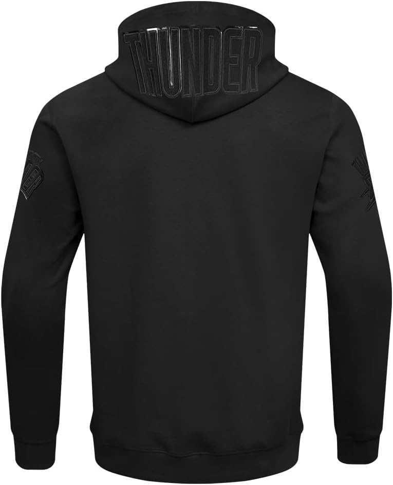 imagePro Standard NBA mens Mens Nba Classic Cotton Double Knit Full Zip HoodieTriple Black
