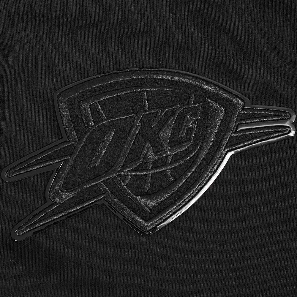 imagePro Standard NBA mens Mens Nba Classic Cotton Double Knit Full Zip HoodieTriple Black