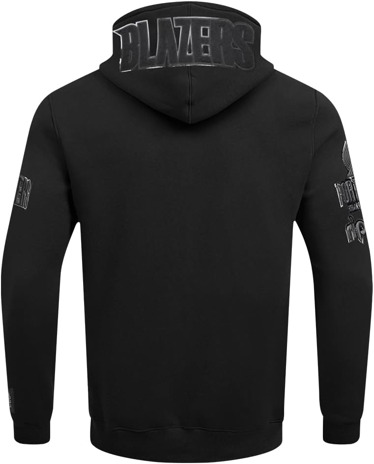 imagePro Standard NBA mens Mens Nba Classic Cotton Double Knit Full Zip HoodieTriple Black