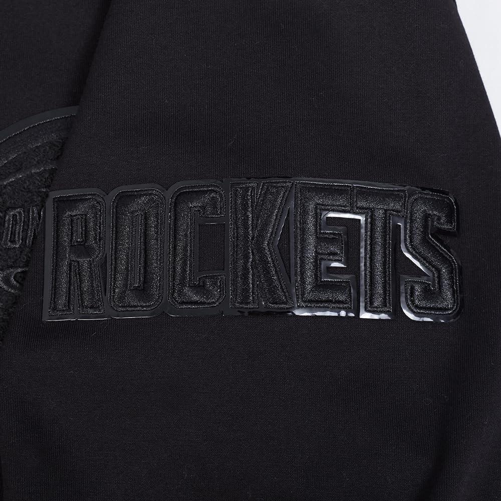 imagePro Standard NBA mens Mens Nba Classic Cotton Double Knit Full Zip HoodieTriple Black