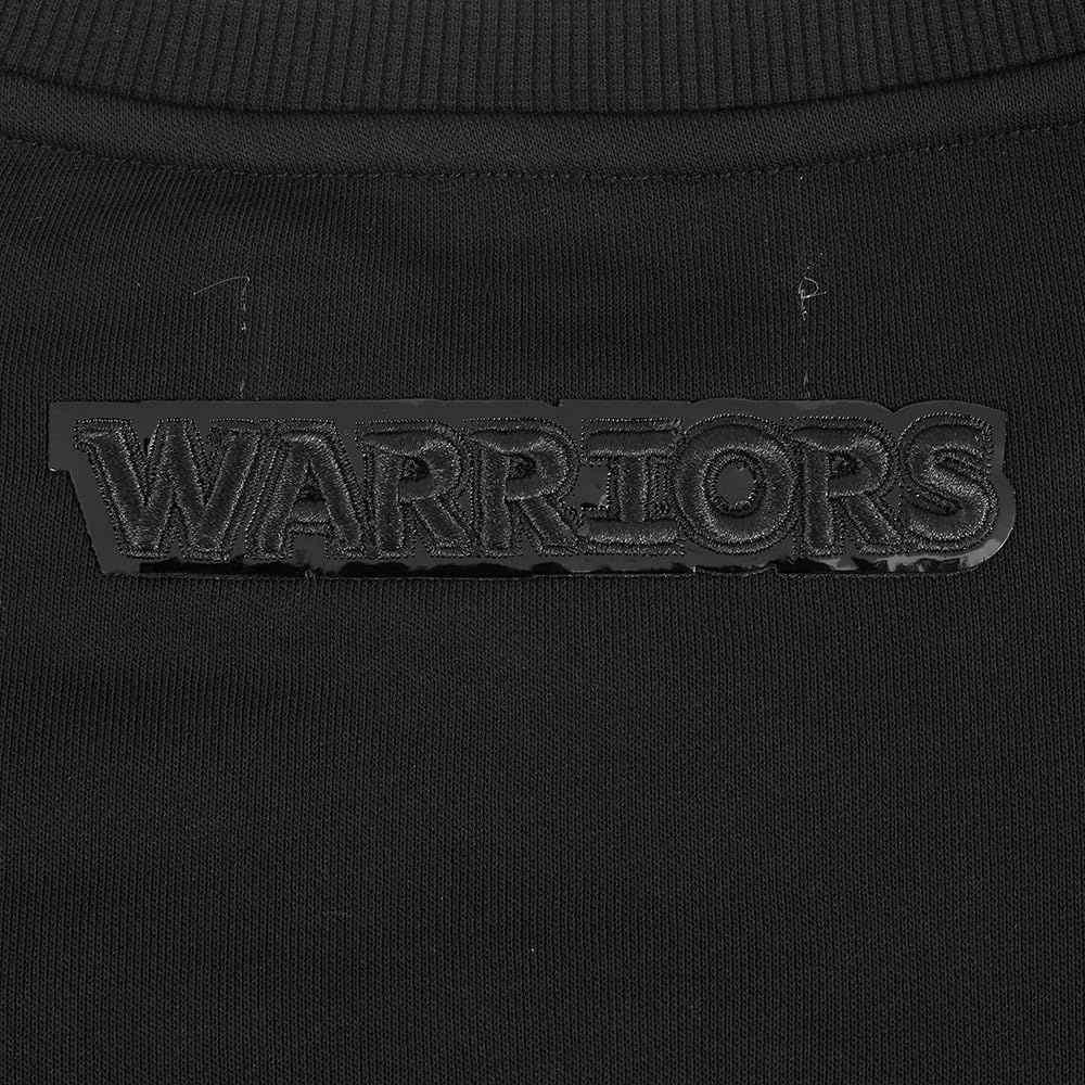 imagePro Standard NBA womens Womens Nba Classic Brushed Back French Terry Crewneck SweatshirtTriple Black