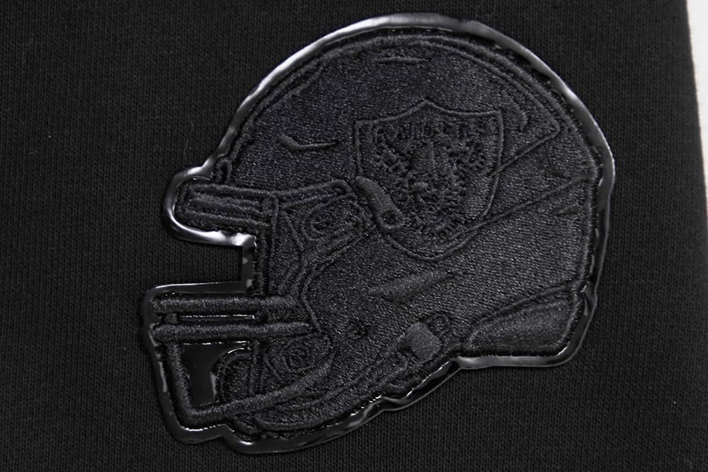imagePro Standard Womens NFL Classic Brushed Back French Terry Crewneck SweatshirtTriple Black