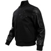 Pro Standard Mens NFL New Orleans Saints Classic Triple Black Varsity Jacket 2XL