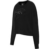Pro Standard NBA womens Womens Nba Classic Brushed Back French Terry Crewneck Sweatshirt(Triple Black)