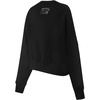 Pro Standard NBA womens Womens Nba Classic Brushed Back French Terry Crewneck Sweatshirt(Triple Black)