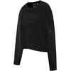 Pro Standard Womens NFL Classic Crewneck Sweatshirt(Triple Black)