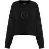 Pro Standard NBA womens Womens Nba Classic Brushed Back French Terry Crewneck Sweatshirt(Triple Black)