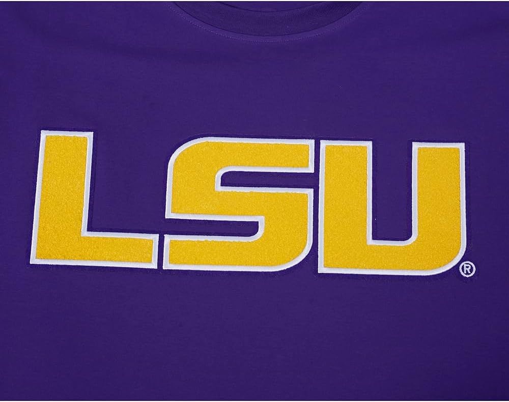 imageMens College Classic Chenille Short Sleeve TeePurple
