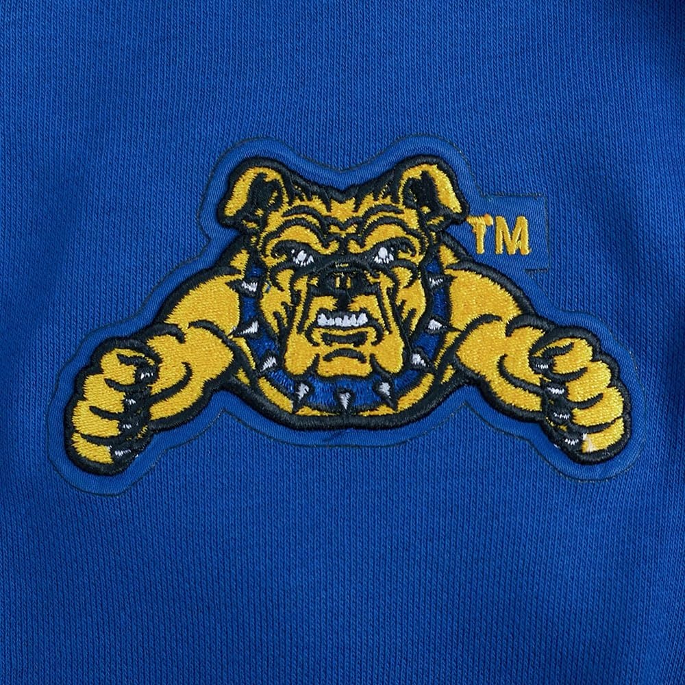 imagePro Standard Womens College North Carolina AampT State University Classic Essentials Cropped Pullover Hoodie Dodger Blue 2Xl