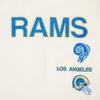 Pro Standard Big Girls NFL Los Angeles Rams Retro Classics Short Sleeve Boxy Tee Eggshell L