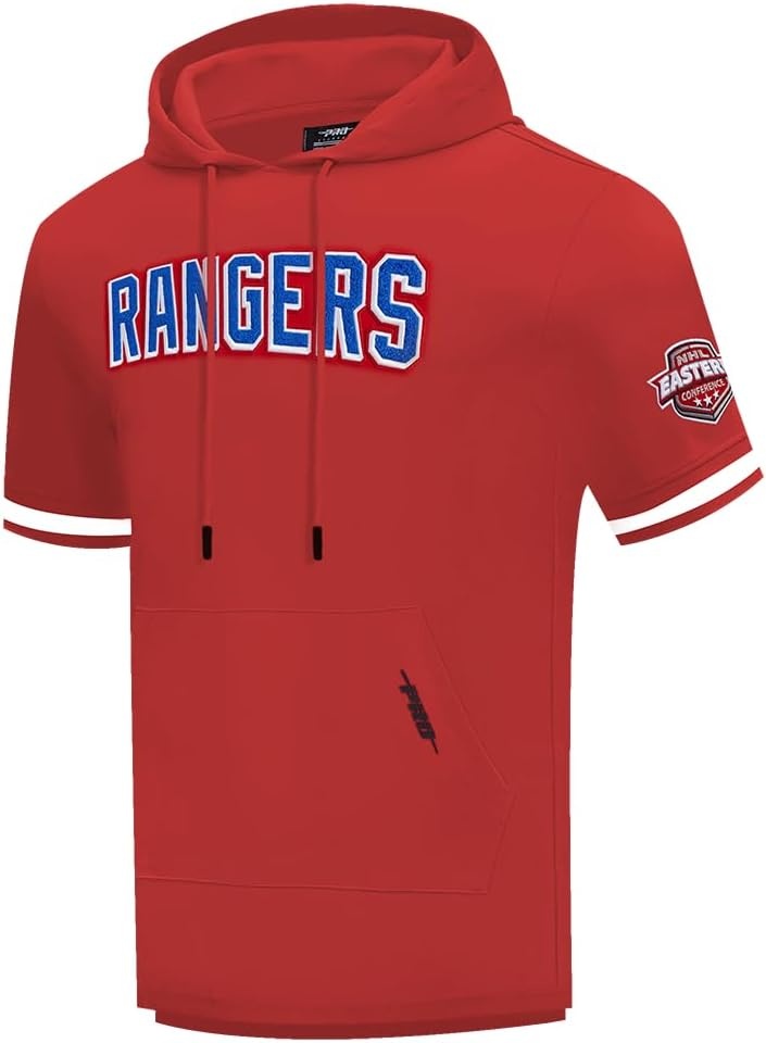 image:imagePro Standard Mens NHL Classic Chenille Double Knit Short Sleeve HoodieTeam Color