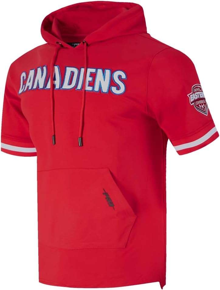image:imagePro Standard Mens NHL Classic Chenille Double Knit Short Sleeve HoodieTeam Color