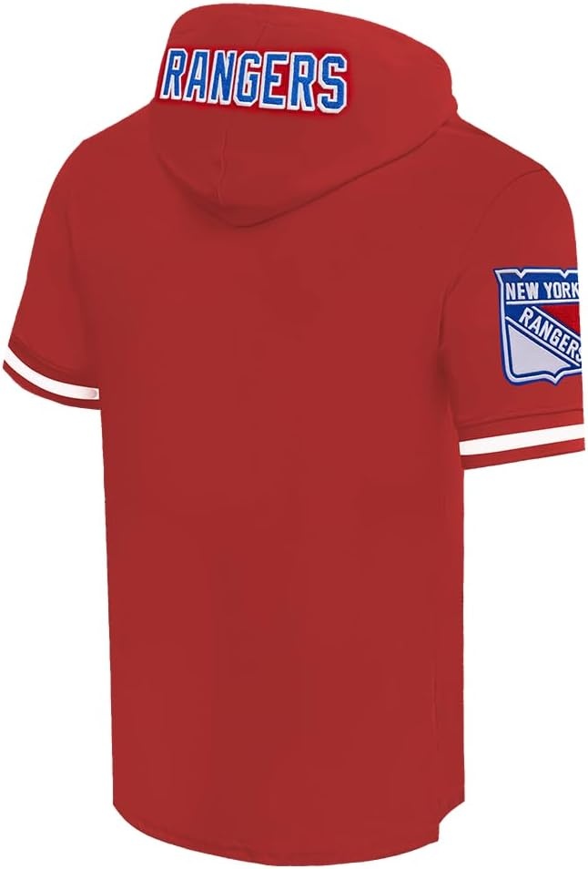 image:imagePro Standard Mens NHL Classic Chenille Double Knit Short Sleeve HoodieTeam Color