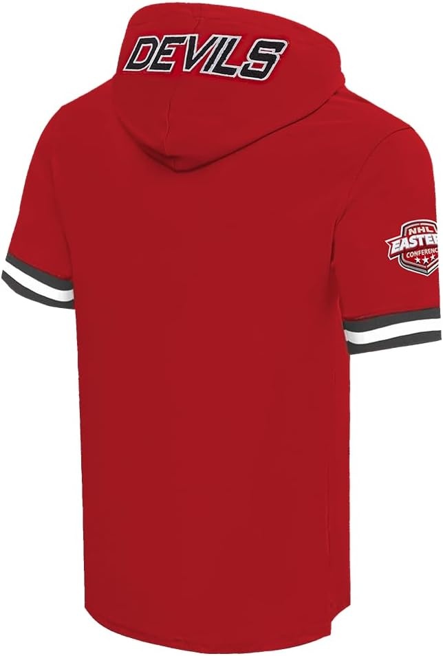 image:imagePro Standard Mens NHL Classic Chenille Double Knit Short Sleeve HoodieTeam Color