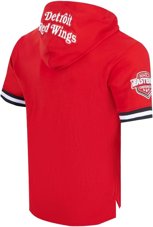 image:imagePro Standard Mens NHL Classic Chenille Double Knit Short Sleeve HoodieTeam Color