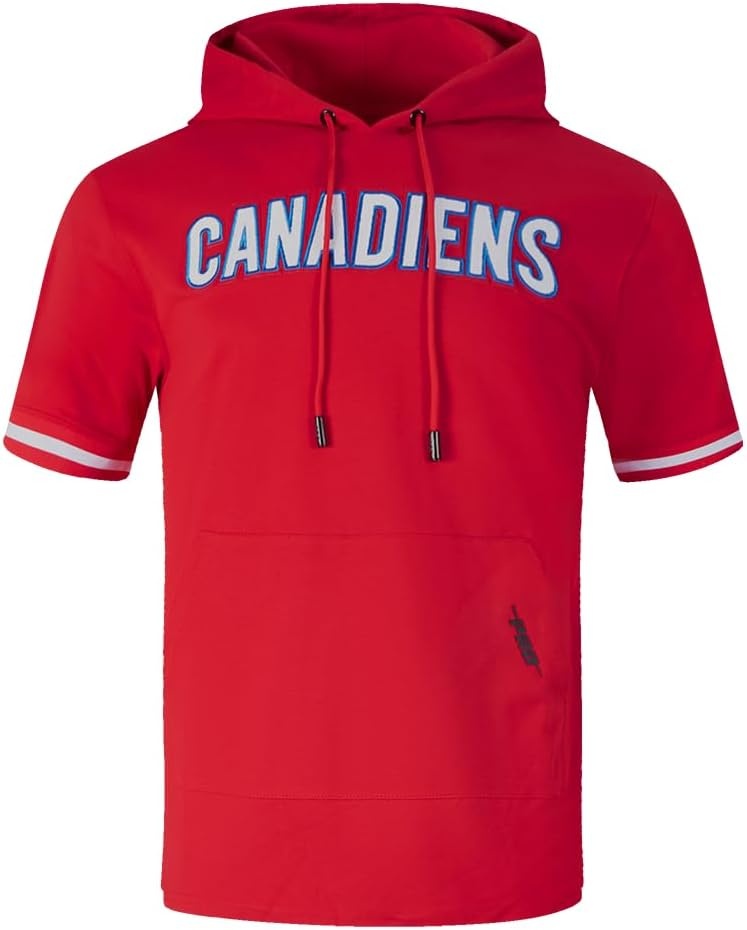 image:imagePro Standard Mens NHL Classic Chenille Double Knit Short Sleeve HoodieTeam Color