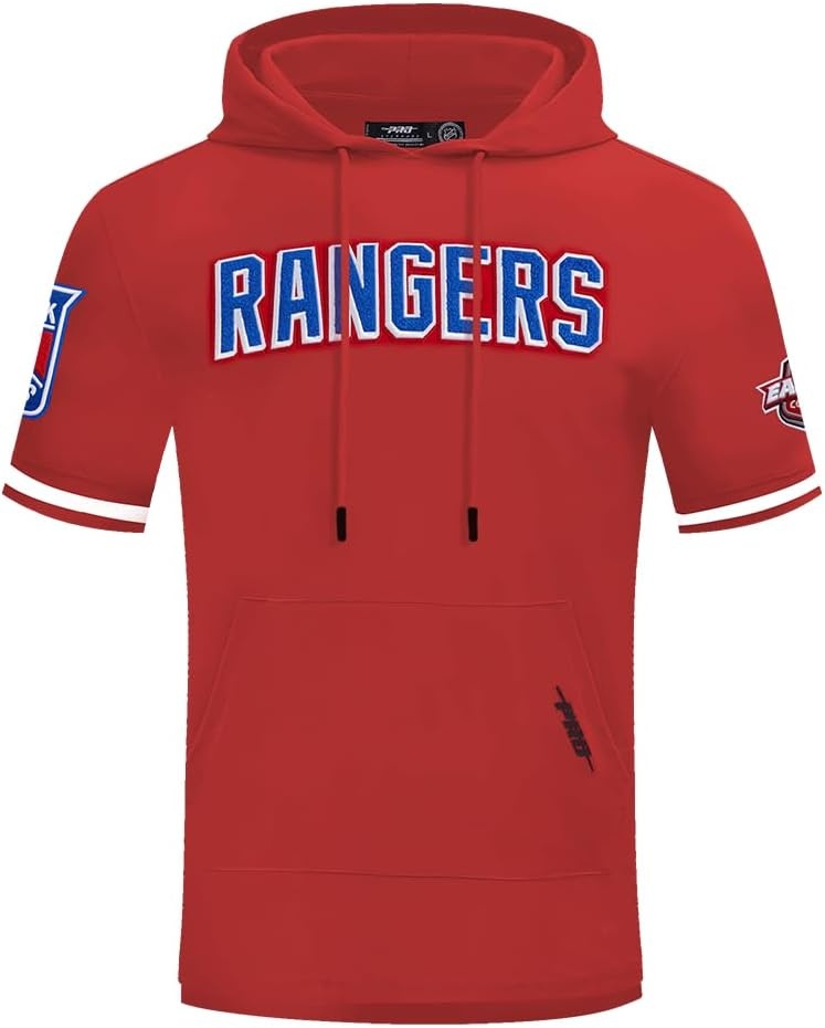 image:imagePro Standard Mens NHL Classic Chenille Double Knit Short Sleeve HoodieTeam Color
