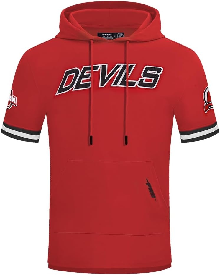image:imagePro Standard Mens NHL Classic Chenille Double Knit Short Sleeve HoodieTeam Color