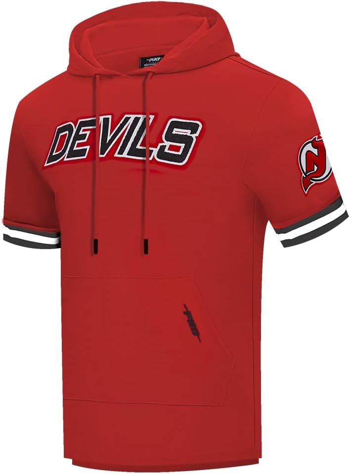 image:imagePro Standard Mens NHL Classic Chenille Double Knit Short Sleeve HoodieTeam Color