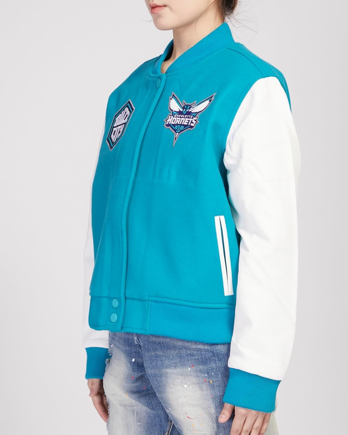 image:imagePro Standard NBA womens Womens Nba Classic Chenille Varsity Jacket