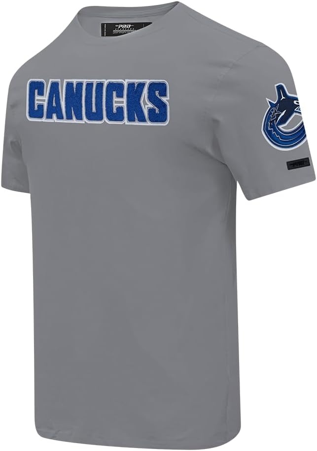 image:imagePro Standard NHL Mens Mens NHL Classic Chenille Short Sleeve TeeGray