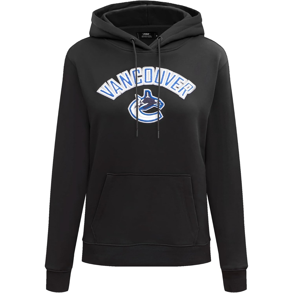 image:imagePro Standard Womens NHL Classic Chenille Brushed Back French Terry Pull Over HoodieBlack