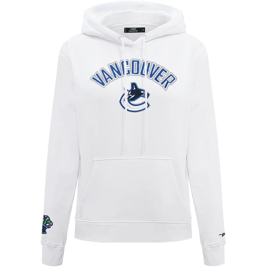 image:imagePro Standard Womens NHL Classic Chenille Brushed Back French Terry Pull Over HoodieWhite