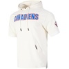 Pro Standard Mens NHL Classic Chenille Double Knit Short Sleeve Hoodie(Eggshell)