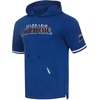 Pro Standard Mens NHL Classic Chenille Double Knit Short Sleeve Hoodie(Team Color)