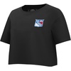 Pro Standard NHL Womens Pro Standard Womens NHL Classic Chenille Short Sleeve Boxy Tee(Black)