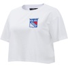 Pro Standard NHL Womens Pro Standard Womens NHL Classic Chenille Short Sleeve Boxy Tee(White)