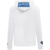 Pro Standard Womens NHL Classic Chenille Brushed Back French Terry Pull Over Hoodie(White)