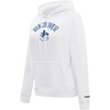Pro Standard Womens NHL Classic Chenille Brushed Back French Terry Pull Over Hoodie(White)