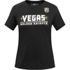 Pro Standard NHL Womens Pro Standard Womens NHL Classic Chenille Short Sleeve Slim Fit Tee(Black)