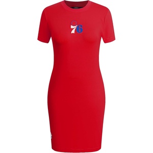 Pro Standard NBA Womens Womens NBA Classic Chenille Body Con Dress(Red)