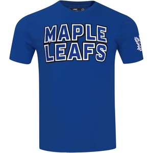 Pro Standard NHL Mens Mens NHL Classic Chenille Short Sleeve Tee(Dodger Blue)