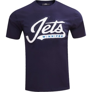 Pro Standard NHL Mens Mens NHL Classic Chenille Short Sleeve Tee(Midnight Navy)